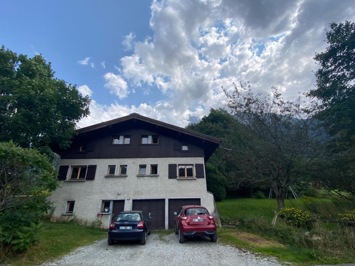 Appartement Mansarde Dans Maison Avec Jardin En Bord De Piste, Vue Montagne Les Houches Exterior foto